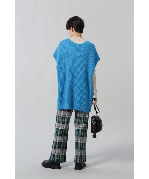 ROSE BUD（ローズバッド）の「ニットベスト（ベスト・レディース・ブルー・FREE）」の5枚目の写真