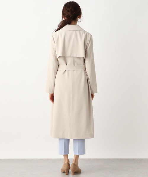 LEPSIM（レプシィム）の「キレイめトレンチコート　257839（トレンチコート・レディース・ブラック/ベージュ・MEDIUM/LARGE）」の7枚目の写真