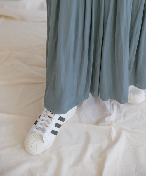 ITEMS URBANRESEARCH（アイテムズ アーバンリサーチ）の「チンツフレアスカート（スカート・レディース・チャコールグレー/ベージュ/グリーン・FREE）」の17枚目の写真