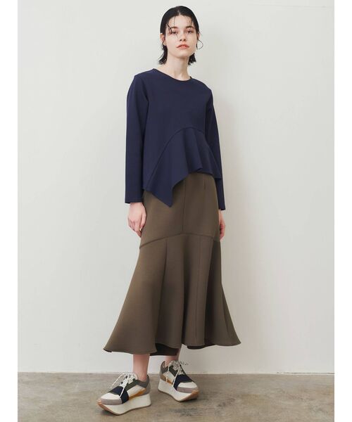 ELENDEEK（エレンディーク）の「プラットフォームスニーカー（スニーカー・レディース・ミント/ネイビー/ブラック/カーキ/ライトベージュ・2/1/3）」の10枚目の写真