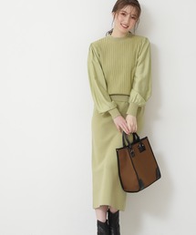 N.（N. Natural Beauty Basic） | ◆ドッキングニットセットアップ(ワンピース)