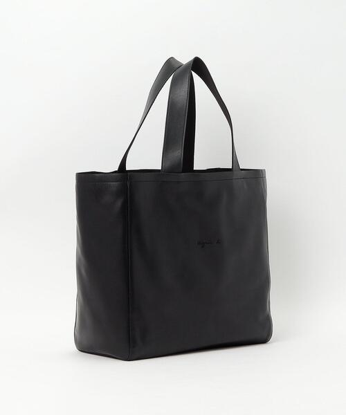 agnes b.（アニエスベー）の「PETER トートバッグ (PAH02－01)（トートバッグ・メンズ・ブラック・FREE）」の2枚目の写真