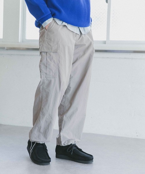 URBAN RESEARCH DOORS（アーバンリサーチドアーズ）の「リップストップミリタリートラウザー（その他パンツ・メンズ・グレー/ネイビー・40/38）」の14枚目の写真