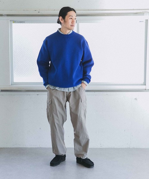 URBAN RESEARCH DOORS（アーバンリサーチドアーズ）の「リップストップミリタリートラウザー（その他パンツ・メンズ・グレー/ネイビー・40/38）」の9枚目の写真