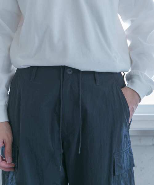 URBAN RESEARCH DOORS（アーバンリサーチドアーズ）の「リップストップミリタリートラウザー（その他パンツ・メンズ・グレー/ネイビー・40/38）」の21枚目の写真