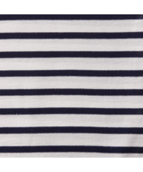 ORCIVAL（オーシバル）の「ORCIVAL/オーシバル　40/2 ボートネックドロップショルダーハーフスリーブ　ボーダー BOATNECK DROP SHOULDER HALFSLEEVE BORDER OR-C0065 BFJ（Tシャツ/カットソー・レディース・ホワイト/ネイビー/グレー/レッド/ロイヤルブルー/ラベンダー/ライム・1）」の8枚目の写真