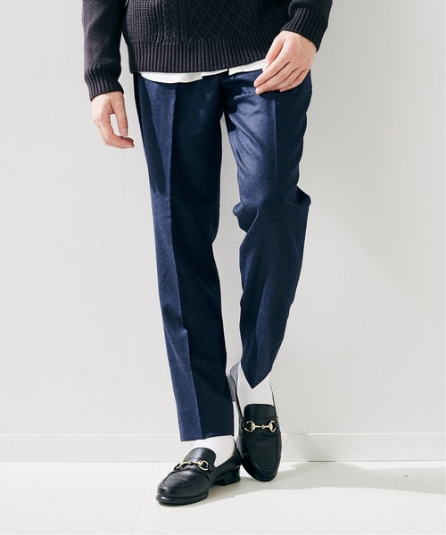 EDIFICE（エディフィス）の「TOP サキソニー ストレッチ スリムテーパードパンツ（その他パンツ・メンズ・ブラック/ネイビー/カーキ/ベージュ系その他・SMALL/MEDIUM/LARGE）」の4枚目の写真