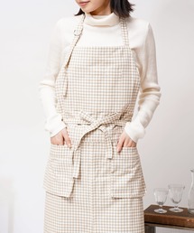 salle de bal（サルデバル）の「switch / スイッチ  パーパス ギンガム ロングエプロン Purpose gingham FRH（エプロン）」