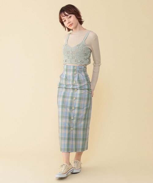 DEICY（デイシー）の「パッチワークビスチェセットニット（ニット  