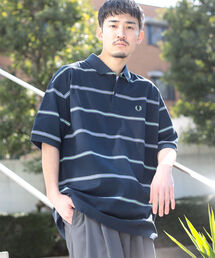 FRED PERRY | FRED PERRY × BEAMS / 別注 Over Size Border Polo Shirts(ポロシャツ)