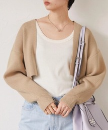 armonia | armonia.短丈ニットカーデ(カーディガン/ボレロ)