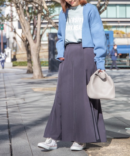 armonia(アルモニーア)の「armonia.短丈ニットカーデ(カーディガン/ボレロ・レディース・ベージュ/ブルー・FREE)」の19枚目の写真