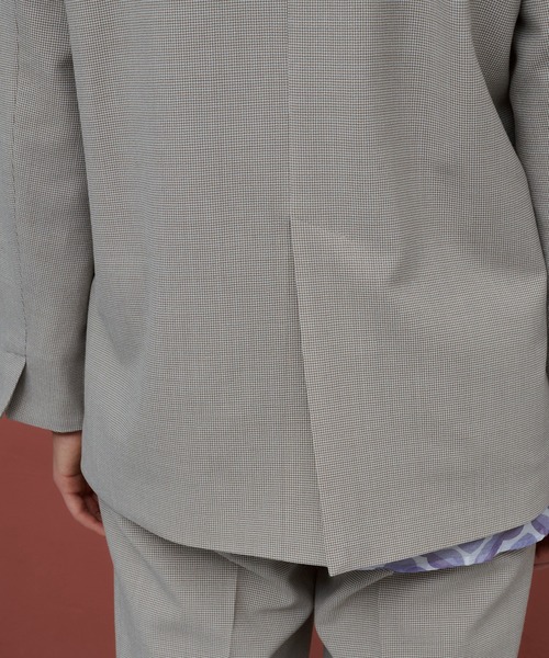 PUBLIC TOKYO（パブリックトウキョウ）の「【セットアップ対応】ノーカラースーツジャケット/ウォッシャブル（ノーカラージャケット・レディース・サックスブルー/イエロー/その他2/ベージュ・FREE）」の12枚目の写真