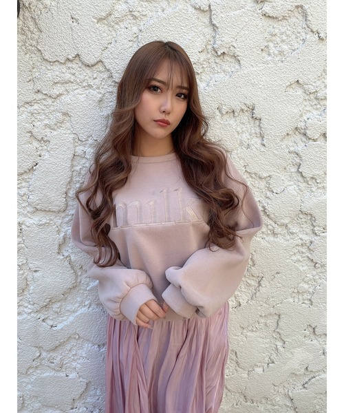 DURAS（デュラス）の「ｍｉｌｋスウェットトップス（スウェット・レディース・ホワイト/ピンク/ミント・FREE）」の3枚目の写真