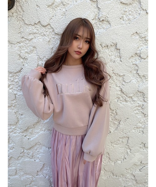 DURAS（デュラス）の「ｍｉｌｋスウェットトップス（スウェット・レディース・ホワイト/ピンク/ミント・FREE）」の13枚目の写真