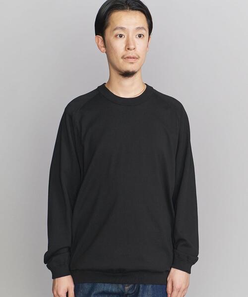BEAUTY&YOUTH UNITED ARROWS(ビューティーアンドユースユナイテッドアローズ)の「BY GIZA コットン リラックス ニット -ウォッシャブル-(ニット/セーター・メンズ・ライトグレー/ブラック/イエロー/ホワイト・S/M/L/XL/XXL)」の10枚目の写真