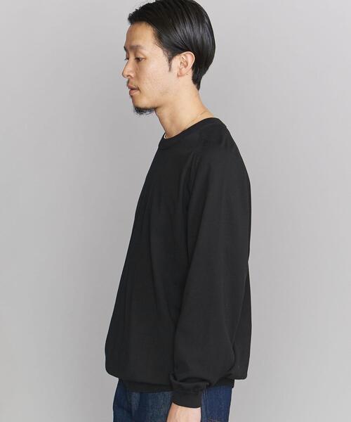 BEAUTY&YOUTH UNITED ARROWS(ビューティーアンドユースユナイテッドアローズ)の「BY GIZA コットン リラックス ニット -ウォッシャブル-(ニット/セーター・メンズ・ライトグレー/ブラック/イエロー/ホワイト・S/M/L/XL/XXL)」の7枚目の写真