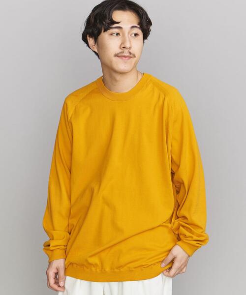 BEAUTY&YOUTH UNITED ARROWS(ビューティーアンドユースユナイテッドアローズ)の「BY GIZA コットン リラックス ニット -ウォッシャブル-(ニット/セーター・メンズ・ライトグレー/ブラック/イエロー/ホワイト・S/M/L/XL/XXL)」の16枚目の写真