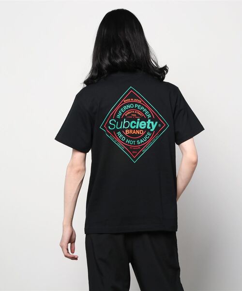 Subciety（サブサエティ）の「PEPPER TEE（Tシャツ/カットソー・メンズ・ホワイト/カーキ/ブラック・X-LARGE/MEDIUM/XX-LARGE/SMALL/LARGE）」の16枚目の写真