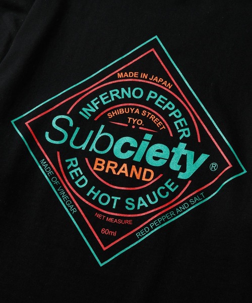 Subciety（サブサエティ）の「PEPPER TEE（Tシャツ/カットソー・メンズ・ホワイト/カーキ/ブラック・X-LARGE/MEDIUM/XX-LARGE/SMALL/LARGE）」の10枚目の写真