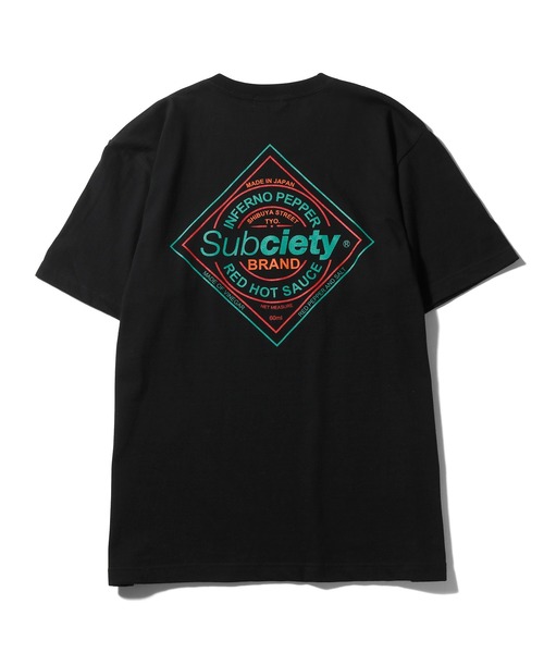 Subciety（サブサエティ）の「PEPPER TEE（Tシャツ/カットソー・メンズ・ホワイト/カーキ/ブラック・X-LARGE/MEDIUM/XX-LARGE/SMALL/LARGE）」の6枚目の写真
