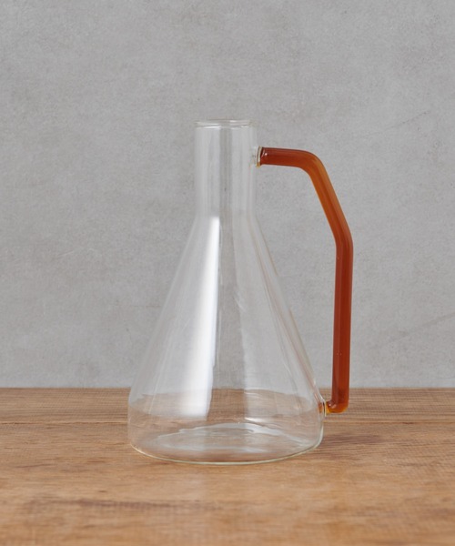 BIRTHDAY BAR（バースデイバー）の「【welms.】Flask Vase フラスコ 花瓶（フラワーベース・レディース・クリア/クリアブラウン・フリー）」の5枚目の写真
