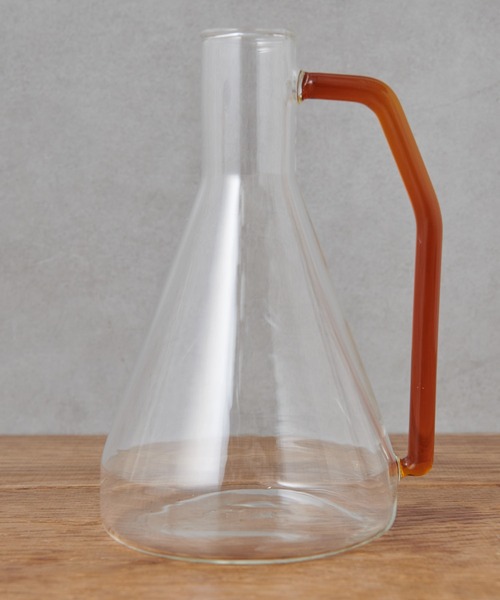 BIRTHDAY BAR（バースデイバー）の「【welms.】Flask Vase フラスコ 花瓶（フラワーベース・レディース・クリア/クリアブラウン・フリー）」の6枚目の写真