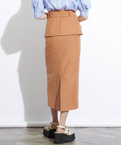 REDYAZEL（レディアゼル）の「コルセットベルト×タイトスカート（スカート・レディース・オレンジ/グリーン/グレー・SMALL/MEDIUM/XS）」の16枚目の写真