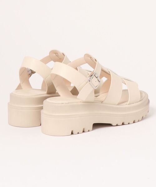 Fabby fabby（ファビィーファビィー）の「グルカスポーツサンダル / グルカサンダル（サンダル・レディース・ブラック/オフホワイト・MEDIUM/LARGE/SMALL）」の4枚目の写真