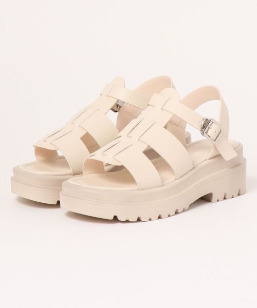 Fabby fabby（ファビィーファビィー）の「グルカスポーツサンダル / グルカサンダル（サンダル・レディース・ブラック/オフホワイト・MEDIUM/LARGE/SMALL）」の5枚目の写真