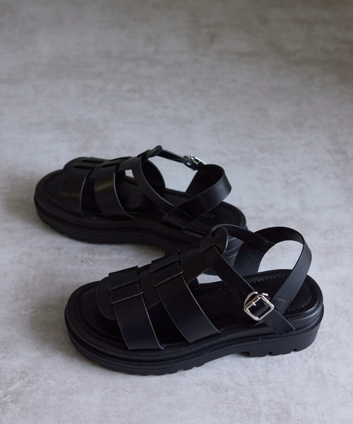 Fabby fabby（ファビィーファビィー）の「グルカスポーツサンダル / グルカサンダル（サンダル・レディース・ブラック/オフホワイト・MEDIUM/LARGE/SMALL）」の19枚目の写真