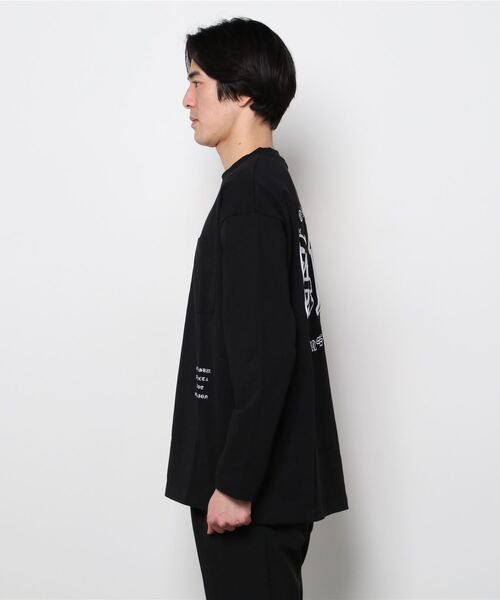 A4A(エーフォーエー)の「A4A/エーフォーエー/STUDIUM LST/スタジアムロングスリーブTシャツ(Tシャツ/カットソー・メンズ・ホワイト/ブラック・LARGE/MEDIUM)」の3枚目の写真
