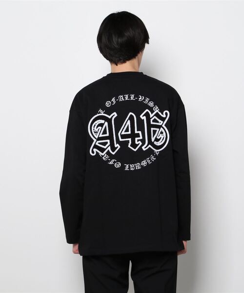 A4A(エーフォーエー)の「A4A/エーフォーエー/STUDIUM LST/スタジアムロングスリーブTシャツ(Tシャツ/カットソー・メンズ・ホワイト/ブラック・LARGE/MEDIUM)」の4枚目の写真