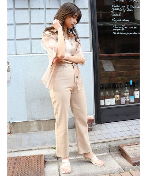 MURUA（ムルーア）の「サイドカーブサンダル（サンダル・レディース・イエロー/アイボリー・35/36/37）」の8枚目の写真