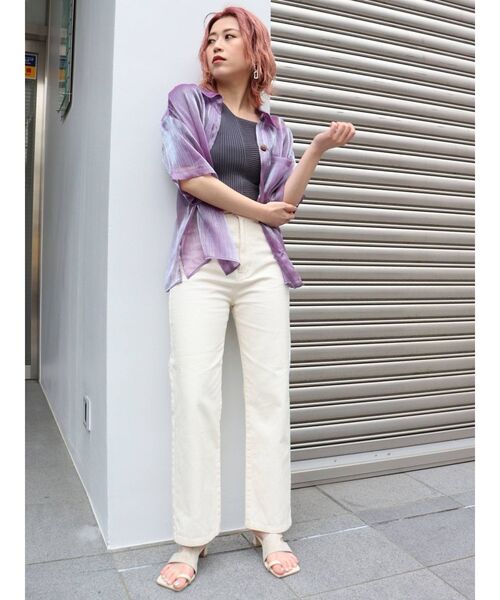 MURUA（ムルーア）の「サイドカーブサンダル（サンダル・レディース・イエロー/アイボリー・35/36/37）」の9枚目の写真