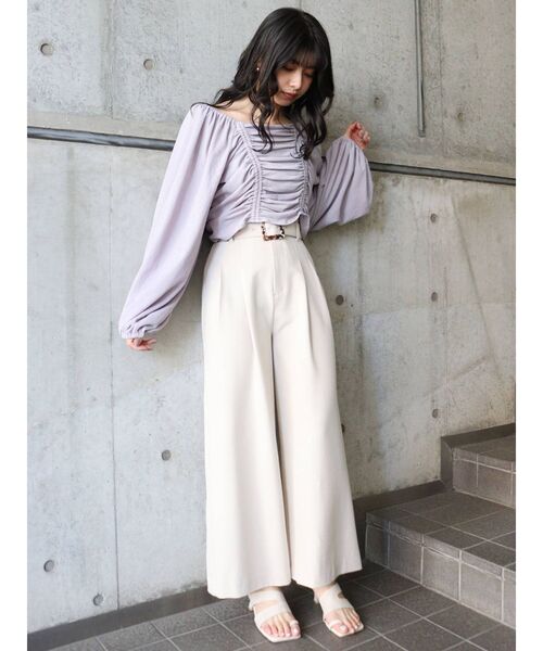 MURUA（ムルーア）の「サイドカーブサンダル（サンダル・レディース・イエロー/アイボリー・35/36/37）」の13枚目の写真