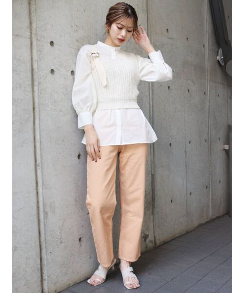 MURUA（ムルーア）の「サイドカーブサンダル（サンダル・レディース・イエロー/アイボリー・35/36/37）」の16枚目の写真