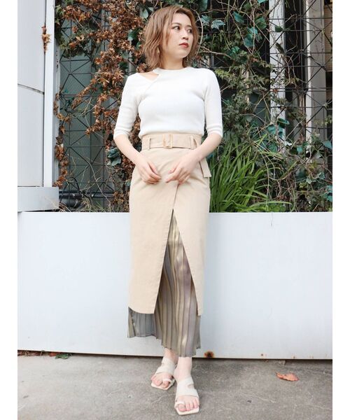 MURUA（ムルーア）の「サイドカーブサンダル（サンダル・レディース・イエロー/アイボリー・35/36/37）」の19枚目の写真