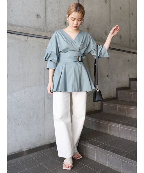 MURUA（ムルーア）の「サイドカーブサンダル（サンダル・レディース・イエロー/アイボリー・35/36/37）」の21枚目の写真