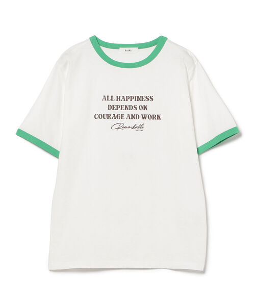 BeAMS DOT(ビームスドット)の「【WEB限定】BeAMS DOT / ロゴ リンガー Tシャツ(Tシャツ/カットソー・レディース・サックスブルー/グリーン・FREE)」の16枚目の写真