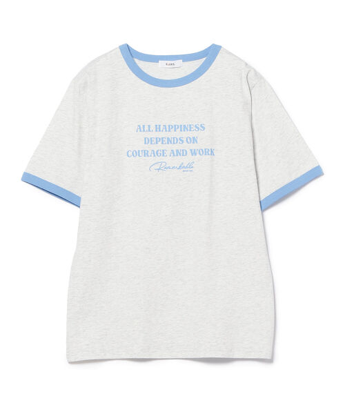 BeAMS DOT(ビームスドット)の「【WEB限定】BeAMS DOT / ロゴ リンガー Tシャツ(Tシャツ/カットソー・レディース・サックスブルー/グリーン・FREE)」の19枚目の写真