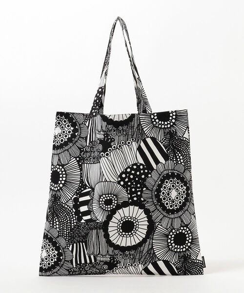 marimekko(マリメッコ)の「marimekko / ファブリックバッグ トート(トートバッグ・レディース・ブラック/グリーン/その他・ONE SIZE)」の4枚目の写真