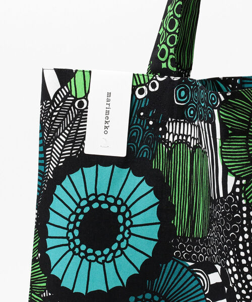marimekko(マリメッコ)の「marimekko / ファブリックバッグ トート(トートバッグ・レディース・ブラック/グリーン/その他・ONE SIZE)」の6枚目の写真