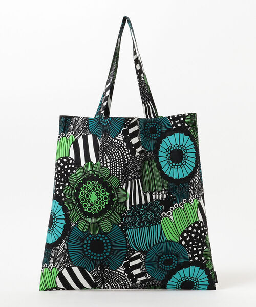 marimekko(マリメッコ)の「marimekko / ファブリックバッグ トート(トートバッグ・レディース・ブラック/グリーン/その他・ONE SIZE)」の8枚目の写真