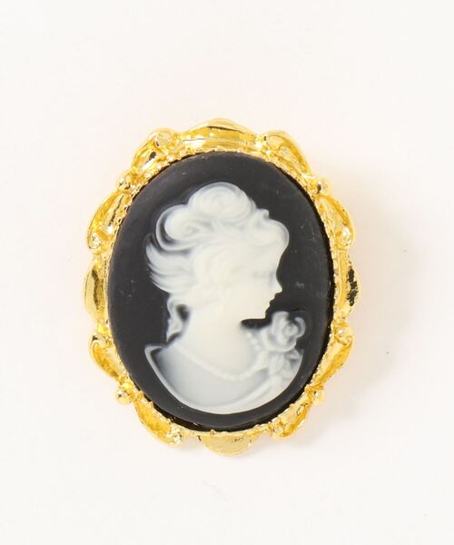 BODYLINE（ボディライン）の「ダブルフリルカラー×リボンがキュートなフリルブラウス 半袖（シャツ/ブラウス・レディース・ブラック/ベージュ/ブラウン/オフホワイト・M/L/S/2L）」の7枚目の写真