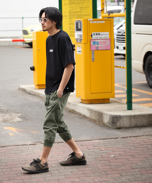 ZIP FIVE（ジップファイブ）の「【ZIP FIVE】ストレッチデニム・ツイル　クロップドトラックパンツ　イージークロップドジョガーパンツ（デニムパンツ・メンズ・キャメル/ブラック/ネイビー/ブルー系/カーキ/ブルー/ベージュ/オフホワイト・MEDIUM/X-LARGE/LARGE/SMALL）」の11枚目の写真