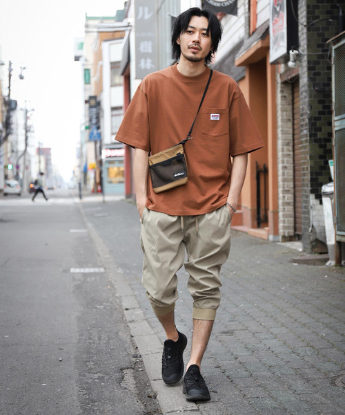 ZIP FIVE（ジップファイブ）の「【ZIP FIVE】ストレッチデニム・ツイル　クロップドトラックパンツ　イージークロップドジョガーパンツ（デニムパンツ・メンズ・キャメル/ブラック/ネイビー/ブルー系/カーキ/ブルー/ベージュ/オフホワイト・MEDIUM/X-LARGE/LARGE/SMALL）」の12枚目の写真