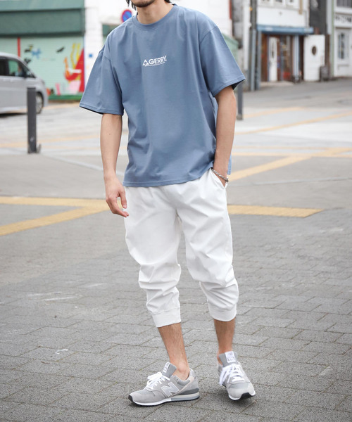 ZIP FIVE（ジップファイブ）の「【ZIP FIVE】ストレッチデニム・ツイル　クロップドトラックパンツ　イージークロップドジョガーパンツ（デニムパンツ・メンズ・キャメル/ブラック/ネイビー/ブルー系/カーキ/ブルー/ベージュ/オフホワイト・MEDIUM/X-LARGE/LARGE/SMALL）」の13枚目の写真