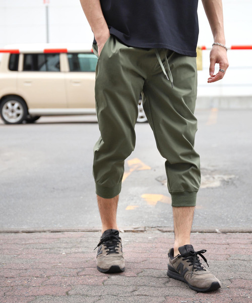 セール】【ZIP FIVE】ストレッチデニム・ツイル クロップドトラック