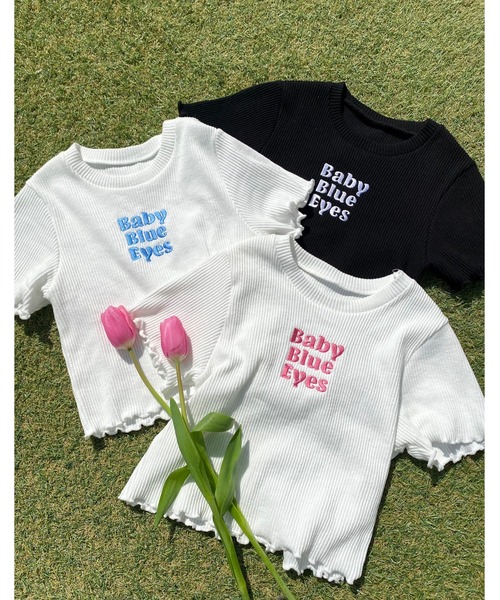 WC（ダブル シー）の「ロゴリブメロウT（Tシャツ/カットソー・レディース・ブラック/ブルー/ピンク・FREE）」の15枚目の写真